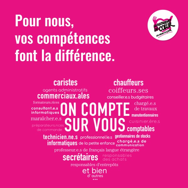 Chargé(e) de mission Aide à la personne pour les Restos du coeur de la Manche 50